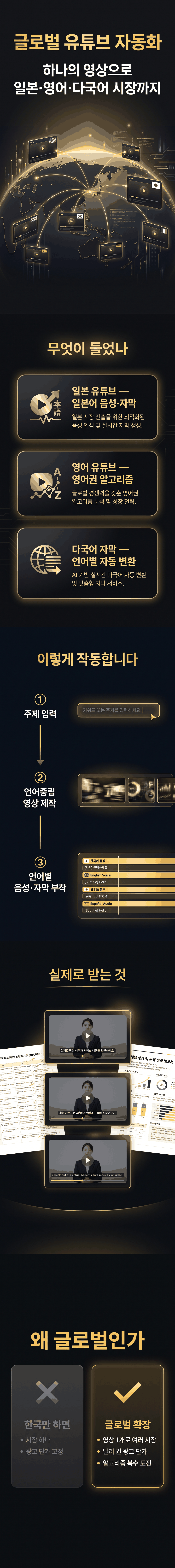 글로벌 유튜브 자동화 상세 소개