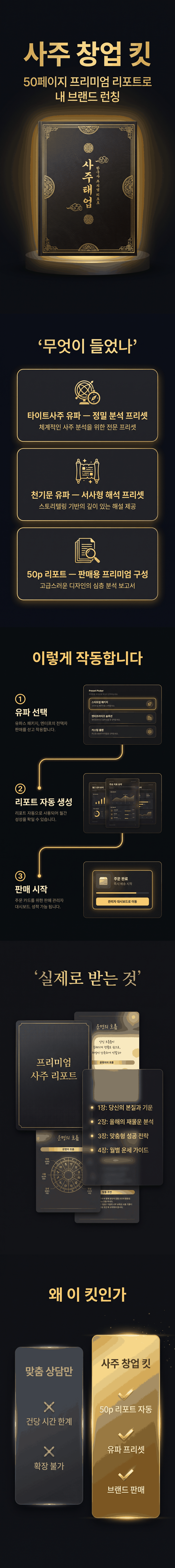 사주 창업 — 탑급 사주 서비스 런칭 상세 소개